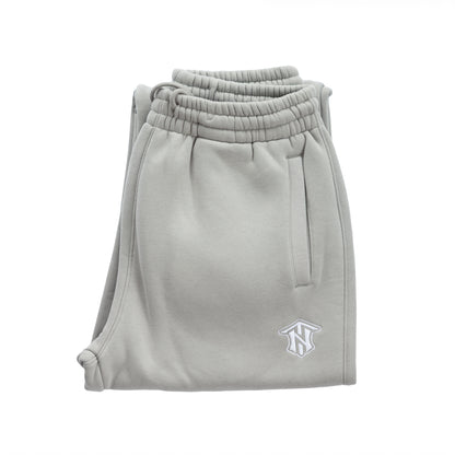 Not Today Icon Sweats in Washed Grey, back view