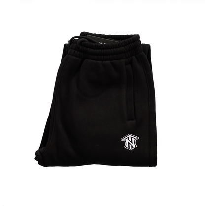 Not Today Icon Sweats in Ultra Black, back view
