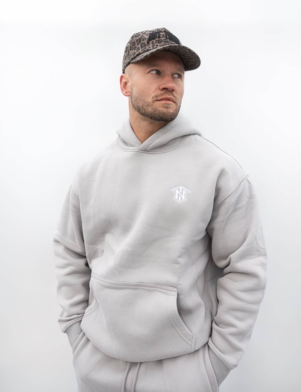 Icon Hoodie - Washed Grey