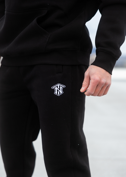 Not Today Icon Hoodie and Sweats set in Ultra Black, detail view